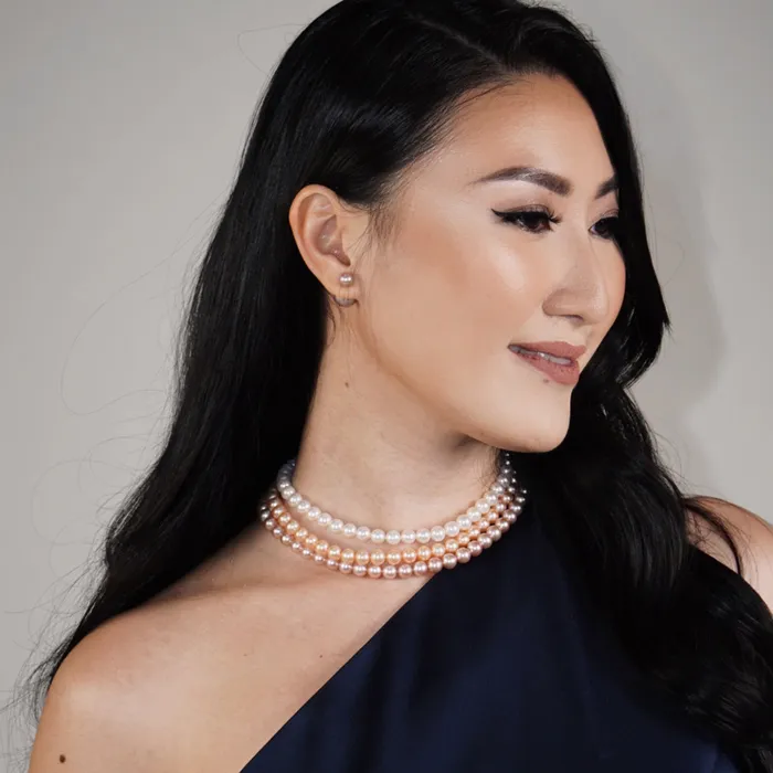 Pearly Lustre Earrings Interchangeable Edison Pearl Earrings WE00424 Possibilities