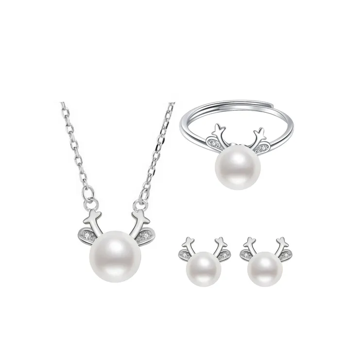 Pearly Lustre Earrings Wonderland Freshwater Pearl Set WS00009