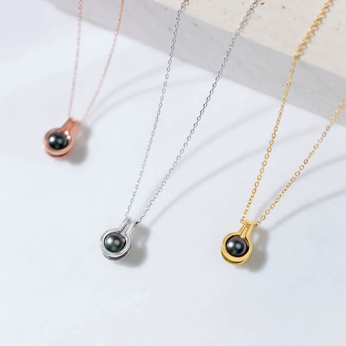 Pearly Lustre Necklaces New Yorker Tahitian Pearl Necklace WN00307