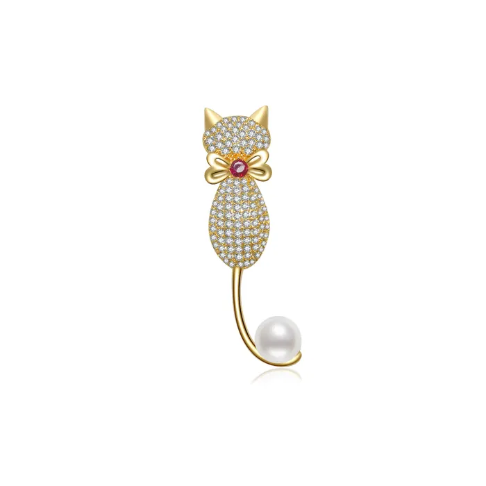 Pearly Lustre Necklaces Passion for Life Freshwater Pearl Brooch WC00060