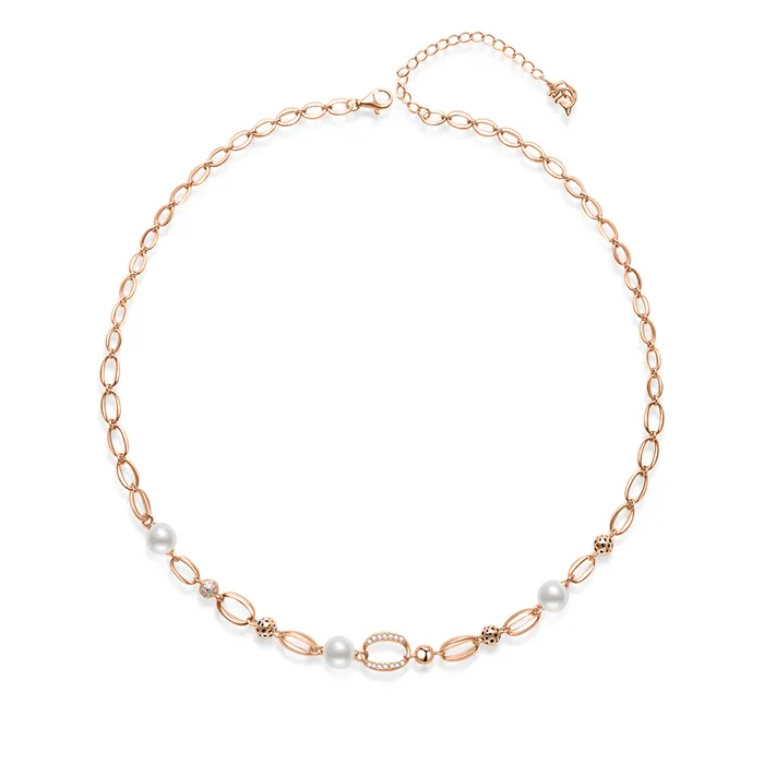 Pearly Lustre Necklaces Top Grade Freshwater Pearl Necklace WN00647 SAFARI