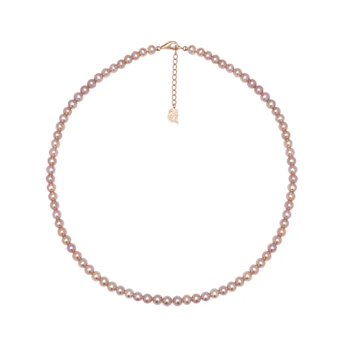 Pearly Lustre Necklaces Top Grade Purple Freshwater Pearl Necklace WN00436