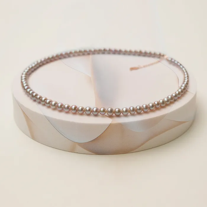 Pearly Lustre Necklaces Top Grade Purple Freshwater Pearl Necklace WN00436