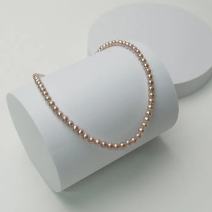 Pearly Lustre Necklaces Top Grade Purple Freshwater Pearl Necklace WN00436