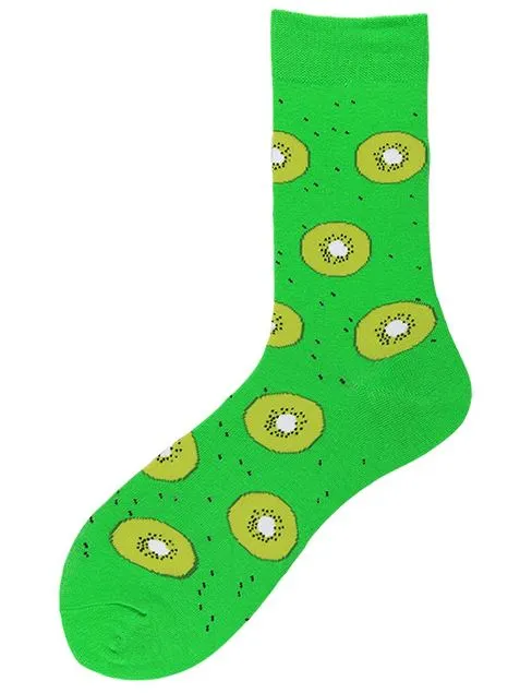 POLLY Earrings SF334 Lime Green Kiwi Socks