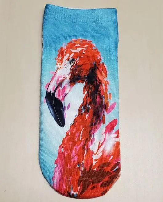 POLLY Rings SF1017 Blue Flamingo Socks