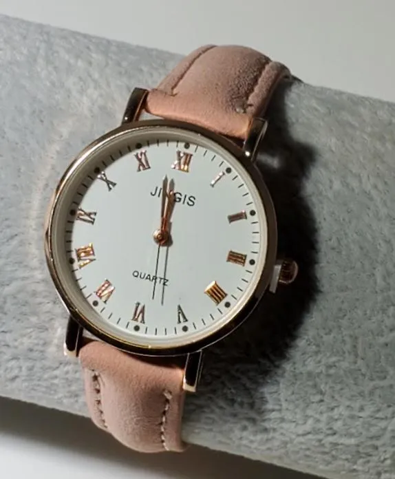 POLLY Rings W577 Peach Band Quartz Watch