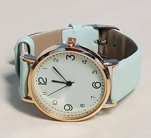 polly Watches W384 Mint Green Trendy Quartz Watch