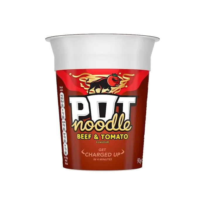 Pot Noodle Beef and Tomato 90g Ramsden International Necklaces