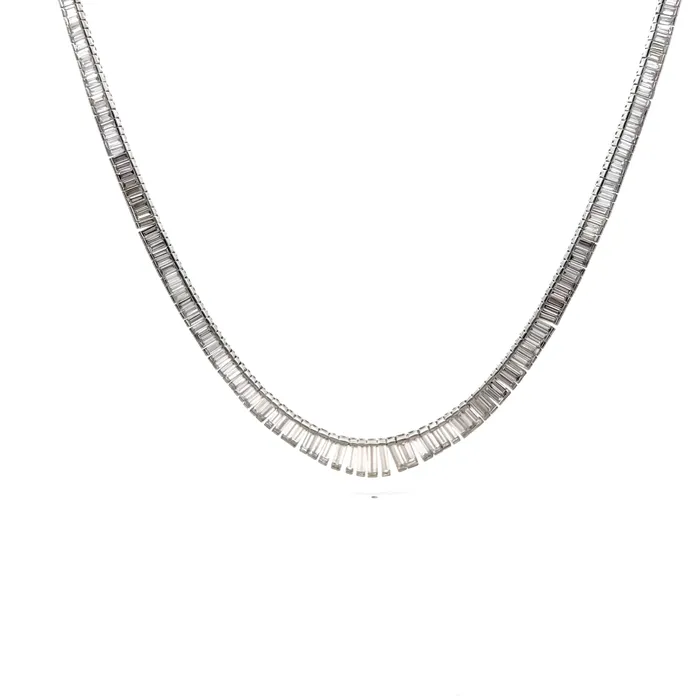 PREOWNED DIAMOND RIVIERA NECKLACE STORE 5a Necklaces