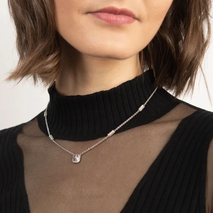 PreOwned Penny Preville Chalcedony and Diamond Necklace Penny Preville Necklaces