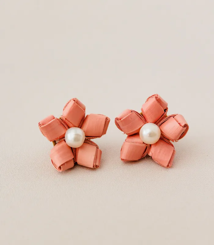 Punique Earrings Gabriela Silang Palmera Pearl Studs