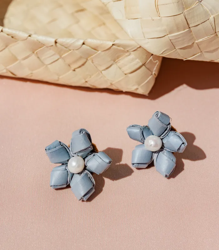 Punique Earrings Gabriela Silang Palmera Pearl Studs