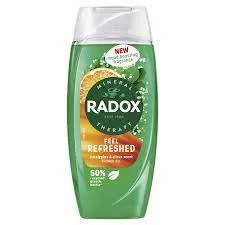 Radox Feel Refreshed Shower Gel 225ml Ramsden International Earrings