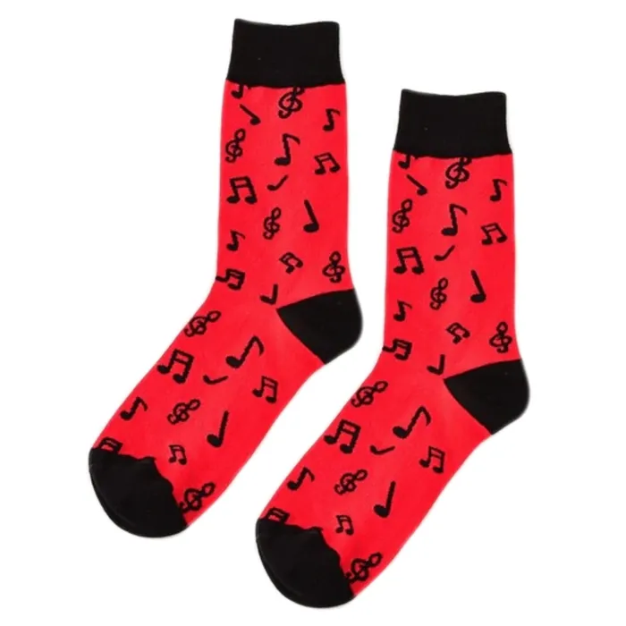 Red Note Socks BUBABOX Store Earrings