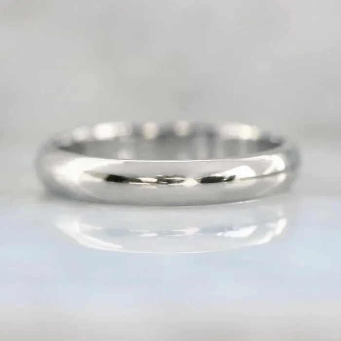 Rings 4mm Gold Band Made By Gem Breakfast