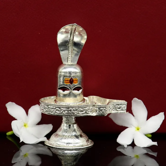 Rings 925 sterling silver handmade small Lord shivaLinga Stand silver utensil silver puja temple art shiva lingam stand with serpent art36 TRIBAL ORNAMENTS