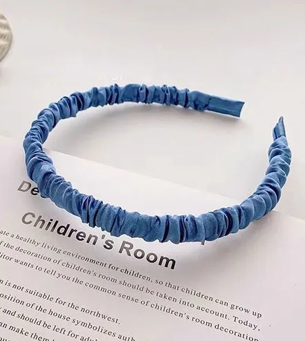 Rings H752 Denim Blue Sateen Hair Band 02
