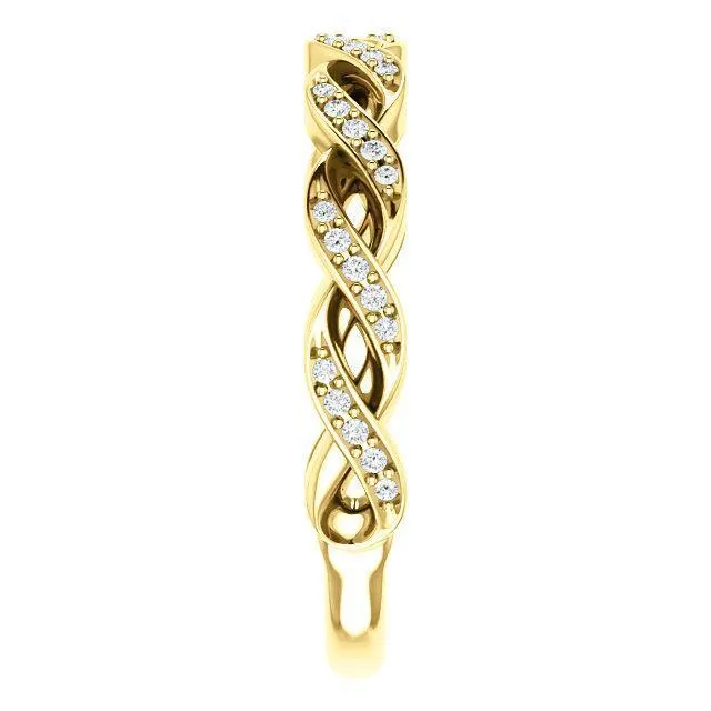 Rings Kenla Round Diamond or Moissanite 34 Eternity Channel with Prongs Infinity Band Fire Brilliance 