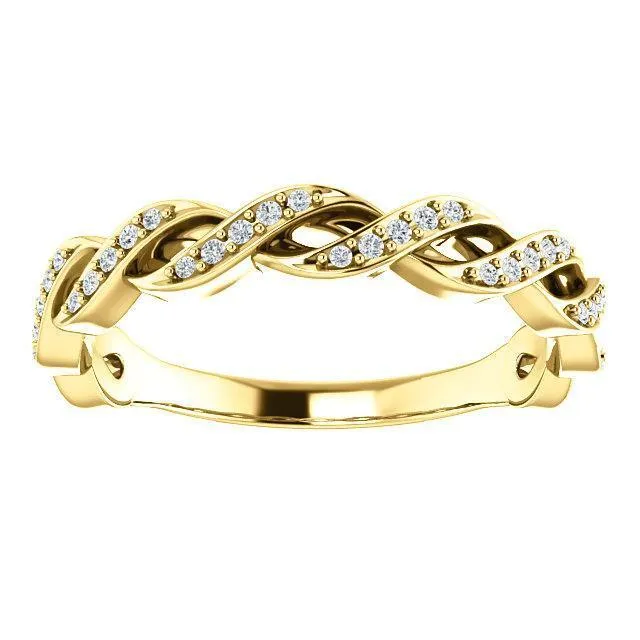 Rings Kenla Round Diamond or Moissanite 34 Eternity Channel with Prongs Infinity Band Fire Brilliance 