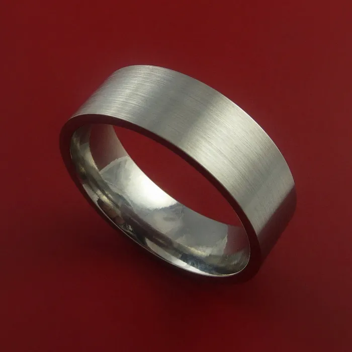 Rings Lashbrook Titanium Wedding Band Classic Engagement Ring Made to Any Sizing and Finish 322 Rings Lashbrook Titanium Wedding Band Classic Engagement Ring Made to Any Sizing and Finish 322