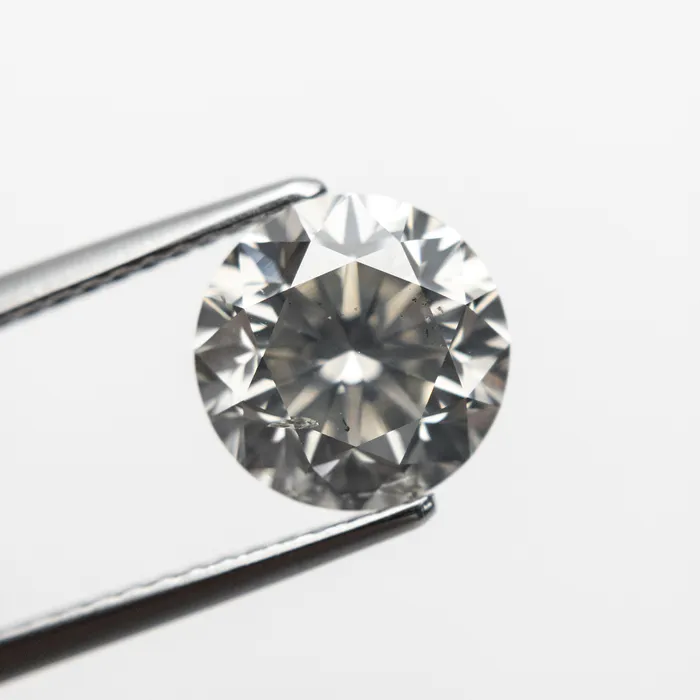Rings Misfit Diamonds 271ct 845x843x580mm SI2 Fancy Grey Round Brilliant 1884301