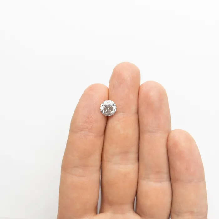 Rings Misfit Diamonds 271ct 845x843x580mm SI2 Fancy Grey Round Brilliant 1884301