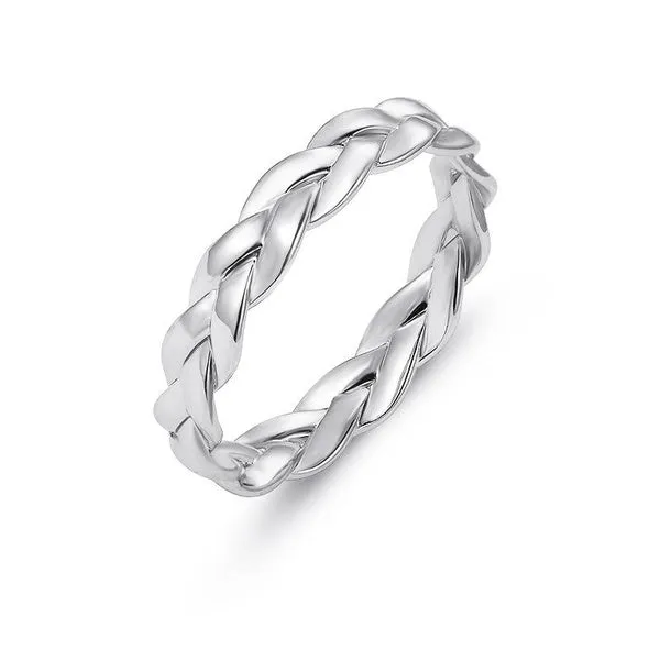 Rings polly R183 Silver Braided Ring