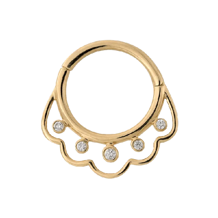 Rings Pupil Hall Interiority x 5 Hinged Ring