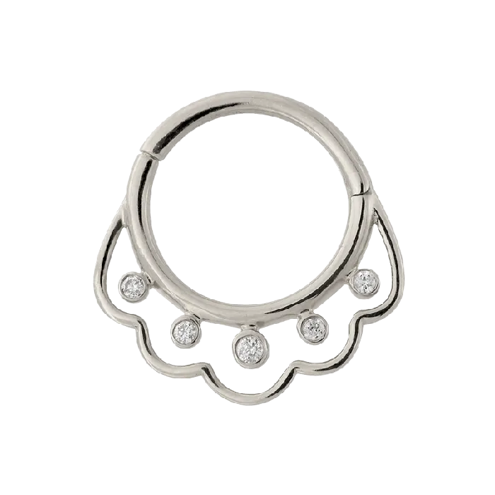 Rings Pupil Hall Interiority x 5 Hinged Ring