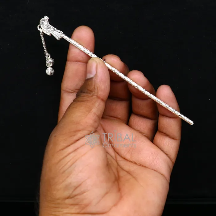 Rings TRIBAL ORNAMENTS 5 Flute divine 925 sterling silver handmade idol krishna flute silver bansuri laddu gopala flute little krishna flute puja art su1122 Rings TRIBAL ORNAMENTS 5 Flute divine 925 sterling silver handmade idol krishna flute silver bansuri laddu gopala flute little krishna flute puja art su1122