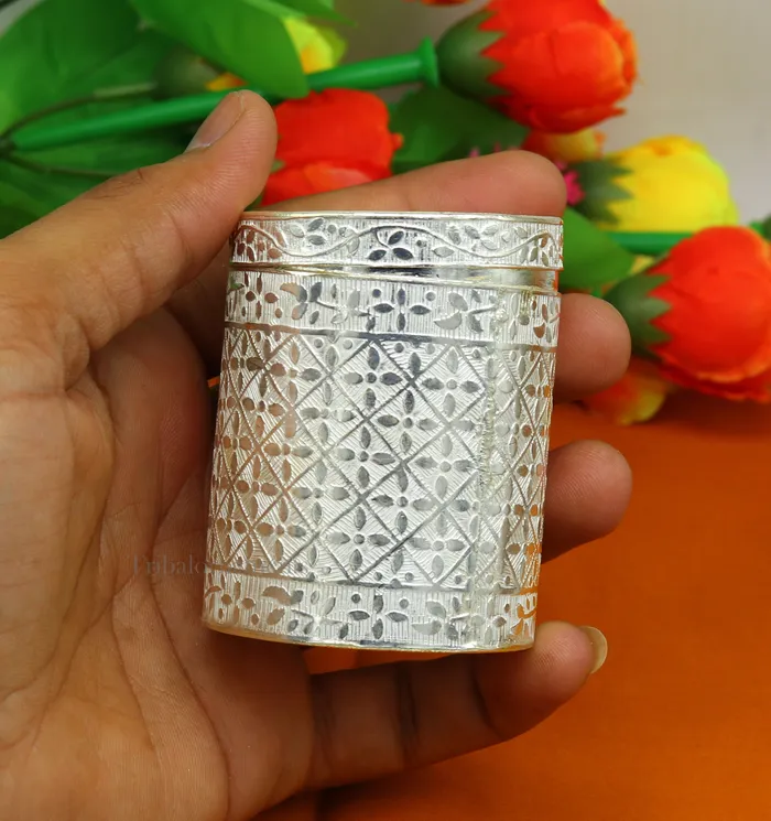 Rings TRIBAL ORNAMENTS 65cm 925 solid silver utensils vintage style trinket box containercasket box bridal floral work box jewelry box silver utensils stb311