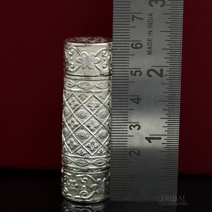 Rings TRIBAL ORNAMENTS 925 sterling silver handmade small pill box Tobacco box storage box silver utensils silver box personal box mens accessories su618
