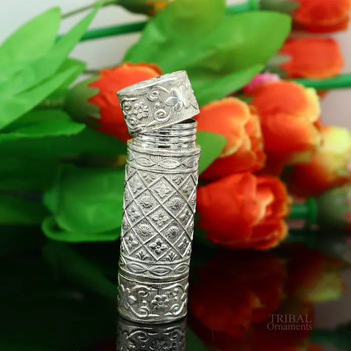 Rings TRIBAL ORNAMENTS 925 sterling silver handmade small pill box Tobacco box storage box silver utensils silver box personal box mens accessories su618