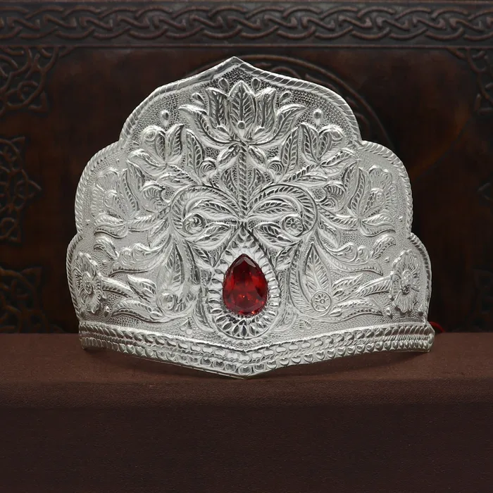 Rings TRIBAL ORNAMENTS 925 sterling silver vintage antique design mukut crown amazing handmade enamel design silver god crown home temple god hat su1269 Rings TRIBAL ORNAMENTS 925 sterling silver vintage antique design mukut crown amazing handmade enamel design silver god crown home temple god hat su1269