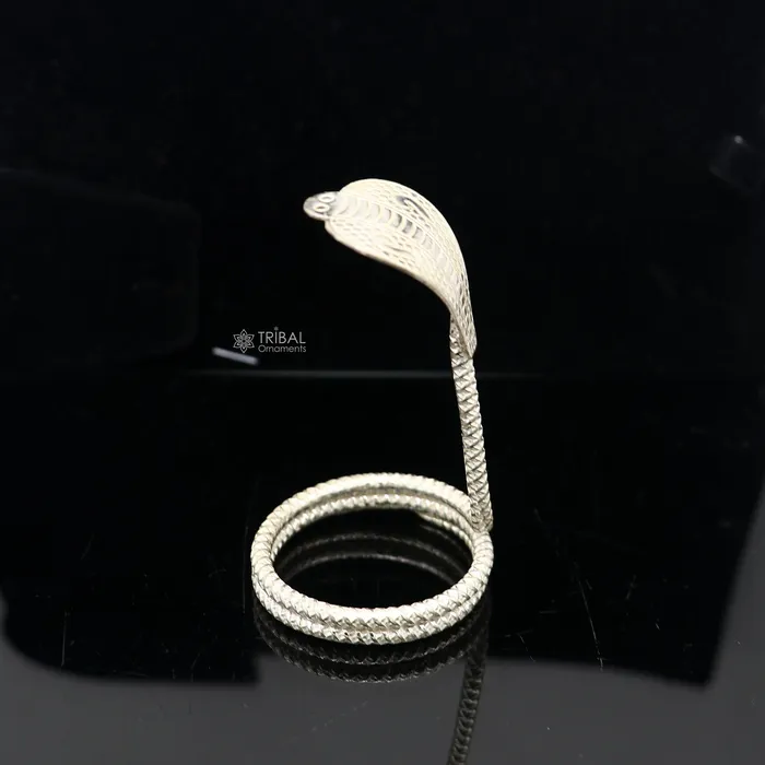 Shiva Snake Solid silver handmade Divine vintage style mini snake or shiva snake for puja or worshipping solid Diwali puja article su1147 TRIBAL ORNAMENTS Earrings Shiva Snake Solid silver handmade Divine vintage style mini snake or shiva snake for puja or worshipping solid Diwali puja article su1147 TRIBAL ORNAMENTS Earrings