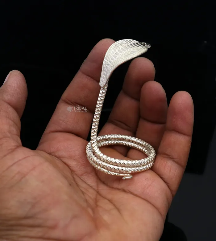 Shiva Snake Solid silver handmade Divine vintage style mini snake or shiva snake for puja or worshipping solid Diwali puja article su1147 TRIBAL ORNAMENTS Earrings Shiva Snake Solid silver handmade Divine vintage style mini snake or shiva snake for puja or worshipping solid Diwali puja article su1147 TRIBAL ORNAMENTS Earrings