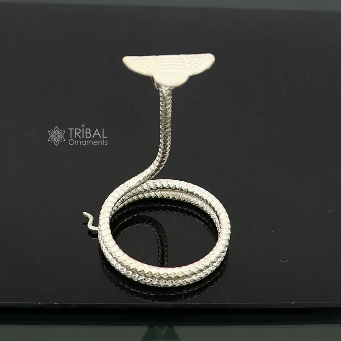 Shiva Snake Solid silver handmade Divine vintage style mini snake or shiva snake for puja or worshipping solid Diwali puja article su1147 TRIBAL ORNAMENTS Earrings Shiva Snake Solid silver handmade Divine vintage style mini snake or shiva snake for puja or worshipping solid Diwali puja article su1147 TRIBAL ORNAMENTS Earrings