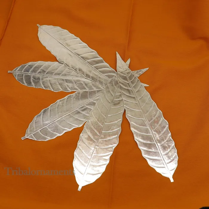 Silver mango tree design leaf Amazing puja worshipping article solid sterling silver diwali puja articles silver utensils from india su512 TRIBAL ORNAMENTS Necklaces Silver mango tree design leaf Amazing puja worshipping article solid sterling silver diwali puja articles silver utensils from india su512 TRIBAL ORNAMENTS Necklaces