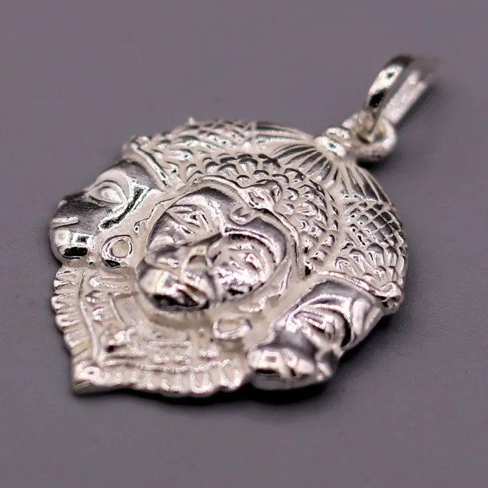 Solid silver handmade indian idol three face lord Hanumaan Bajarang bali pendant from rajasthan India god pendant locket jewelry snp02 TRIBAL ORNAMENTS Necklaces Solid silver handmade indian idol three face lord Hanumaan Bajarang bali pendant from rajasthan India god pendant locket jewelry snp02 TRIBAL ORNAMENTS Necklaces