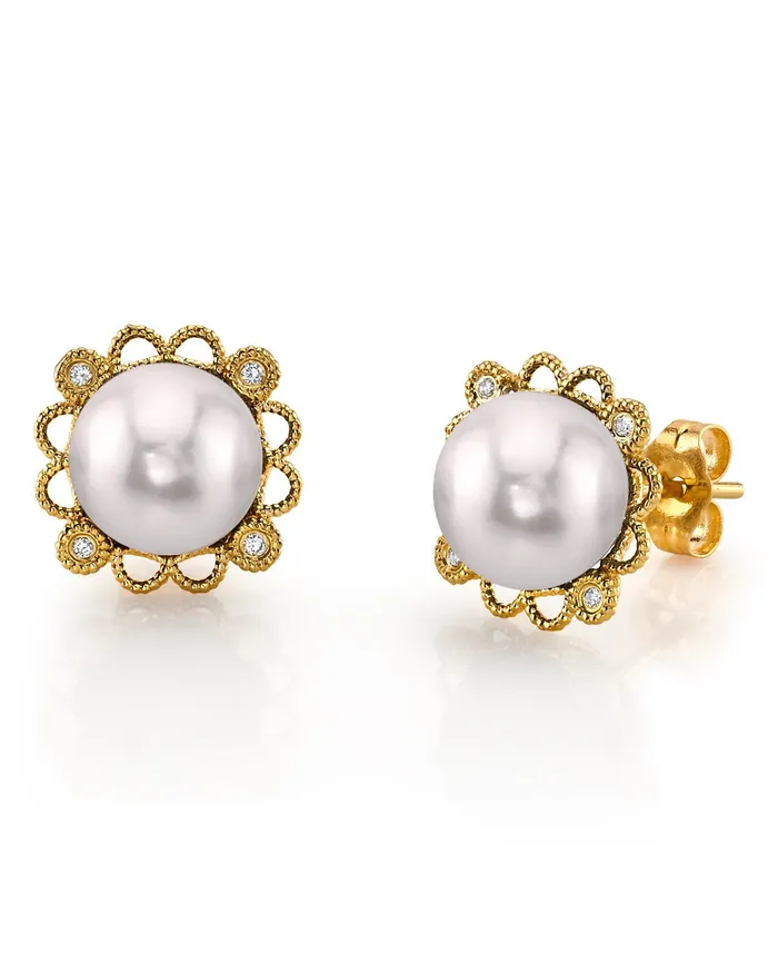 spt Earrings Japanese Akoya Pearl Lea Earrings