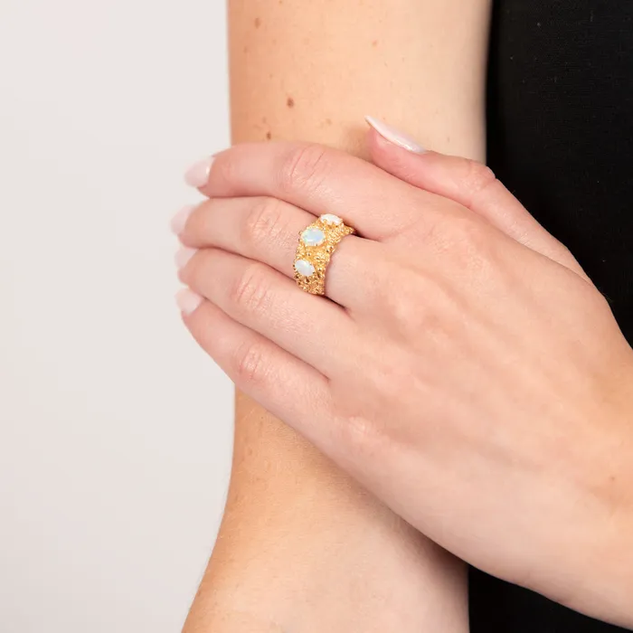 STORE 5a PreOwned Opal Nugget Style Ring Rings