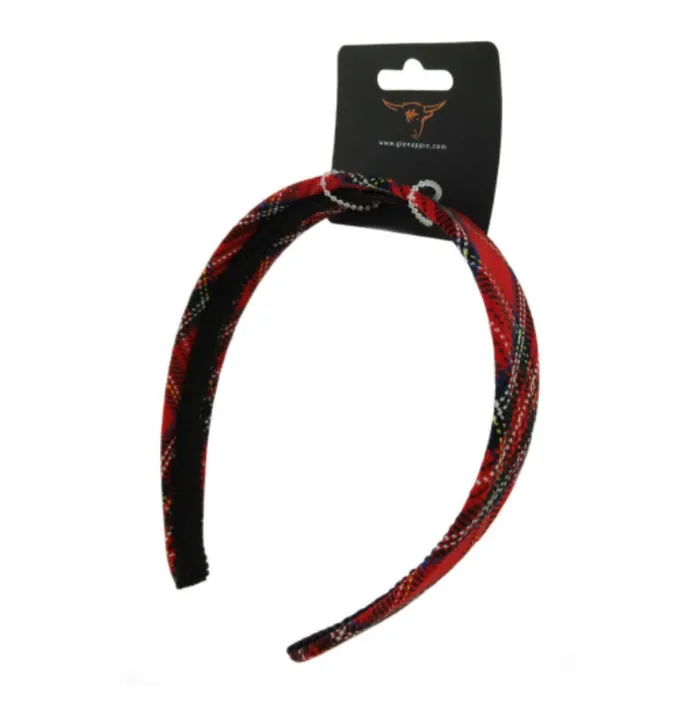 Tartan Alice Band Glen Appin Rings