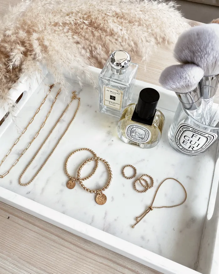 THE BEADED RING GOLD Stylin By Aylin Rings
