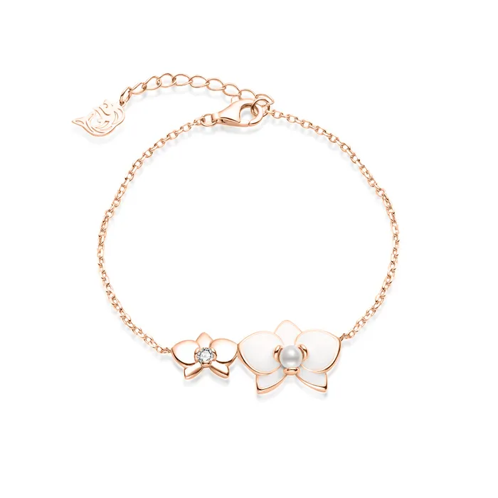 Top Grade Freshwater Pearl Bracelet WB00268 ORCHID Pearly Lustre Bracelets