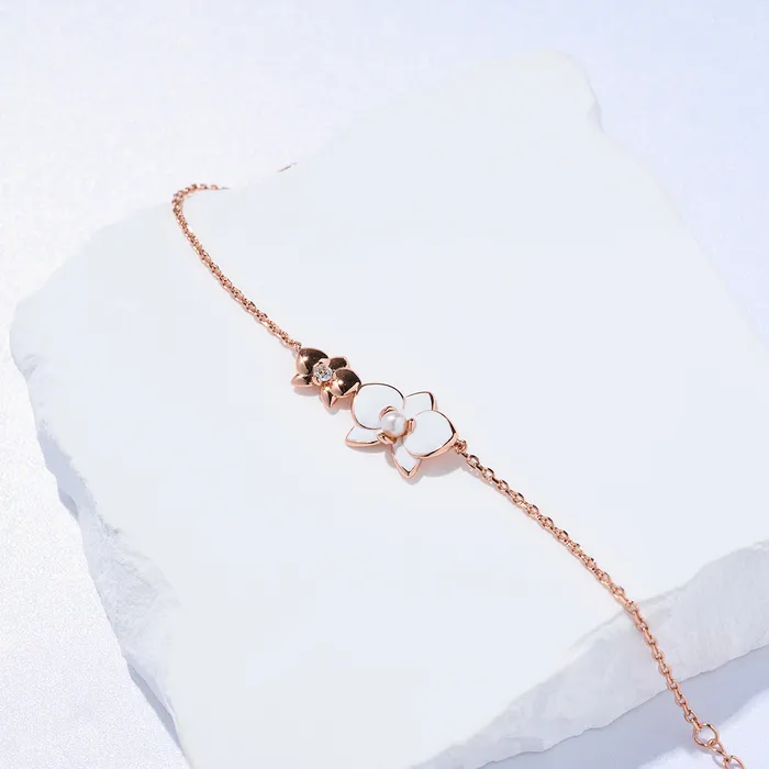 Top Grade Freshwater Pearl Bracelet WB00268 ORCHID Pearly Lustre Bracelets