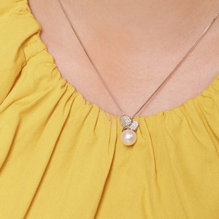 Top Grade Freshwater Pearl Necklace WN00096 GARDENS Pearly Lustre Necklaces