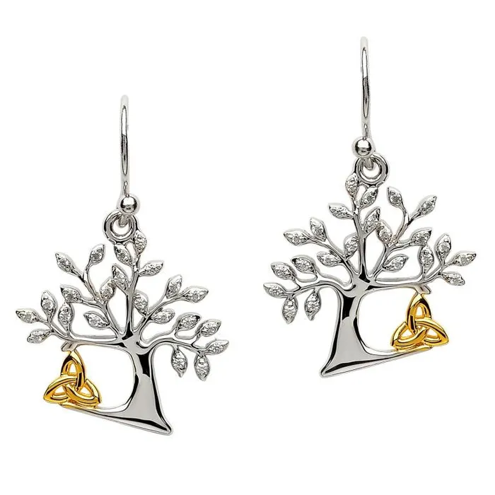 Tree Of life Trinity Earrings Shanore Earrings