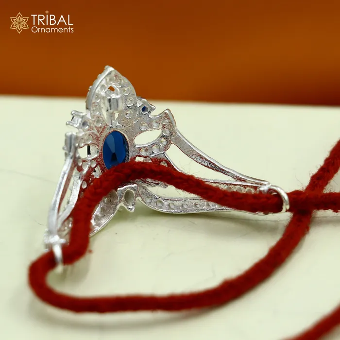 TRIBAL ORNAMENTS 925 sterling silver handmade lord baby Krishna Mukut amazing Laddu Gopala crawling Krishna crown head jewelry SM21 Rings TRIBAL ORNAMENTS 925 sterling silver handmade lord baby Krishna Mukut amazing Laddu Gopala crawling Krishna crown head jewelry SM21 Rings