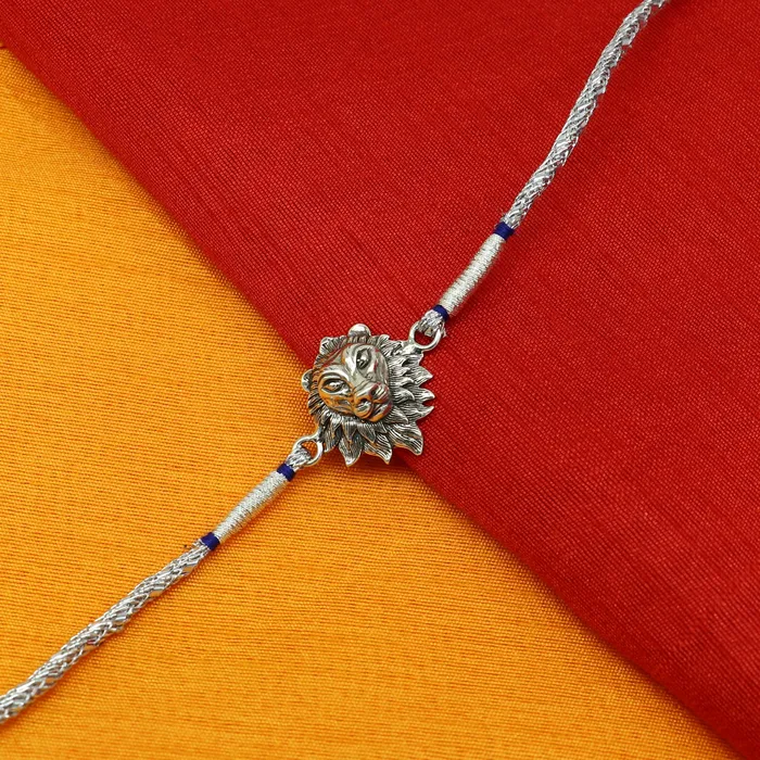 TRIBAL ORNAMENTS 925 sterling silver handmade Narsimha design Rakhi Bracelet amazing stylish gift for Rakshabandhan rk33 Bracelets TRIBAL ORNAMENTS 925 sterling silver handmade Narsimha design Rakhi Bracelet amazing stylish gift for Rakshabandhan rk33 Bracelets